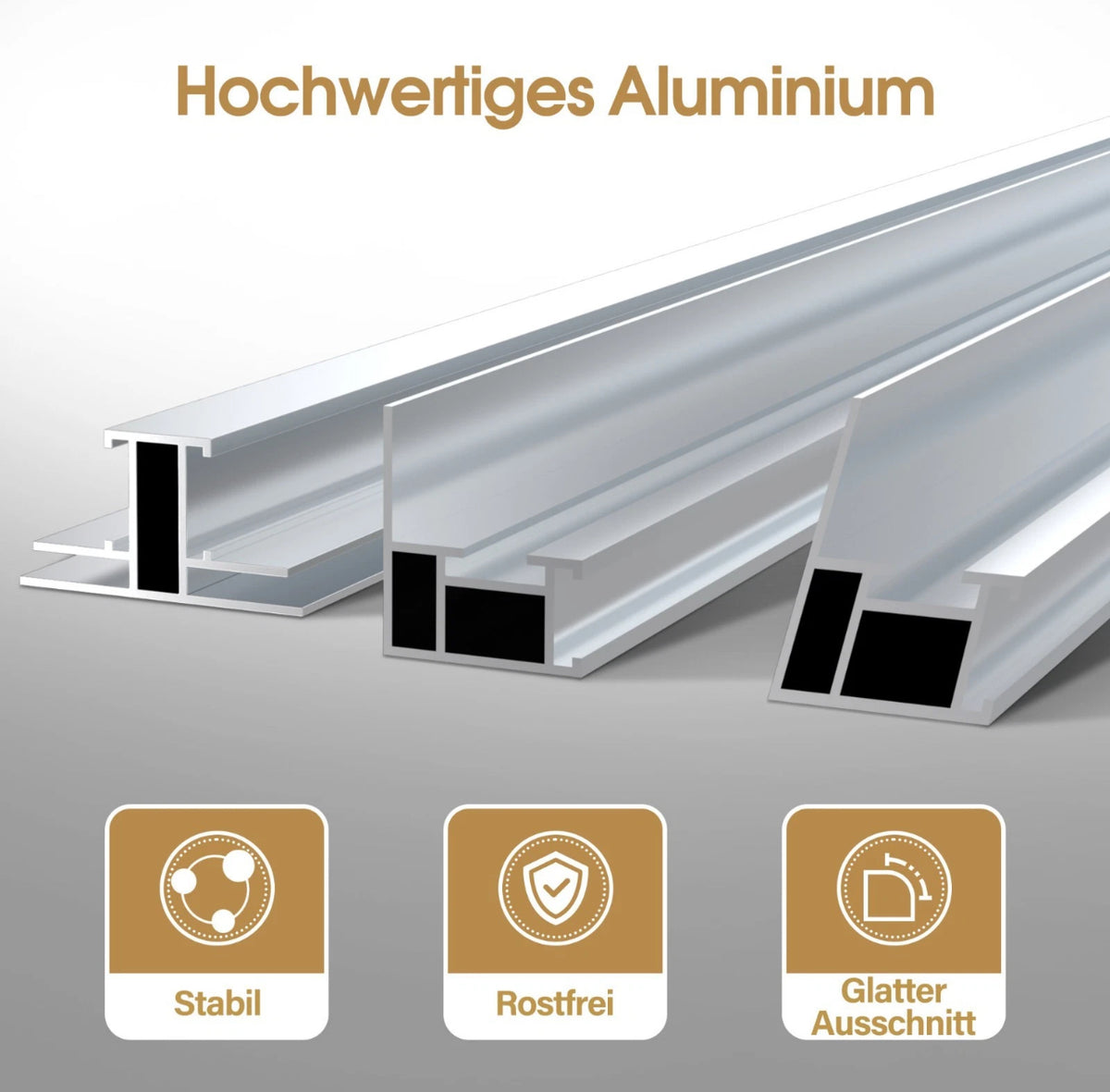 Aluminiumrahmen für Hexagon LED Beleuchtung