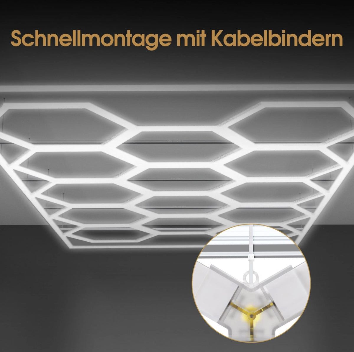 Aluminiumrahmen für Hexagon LED Beleuchtung