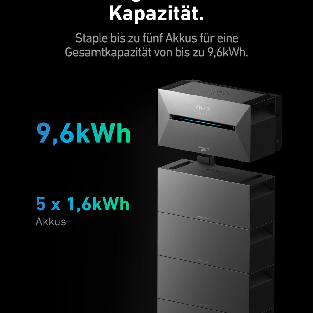 
                      
                        Anker SOLIX BP1600 – Erweiterungsakku
                      
                    