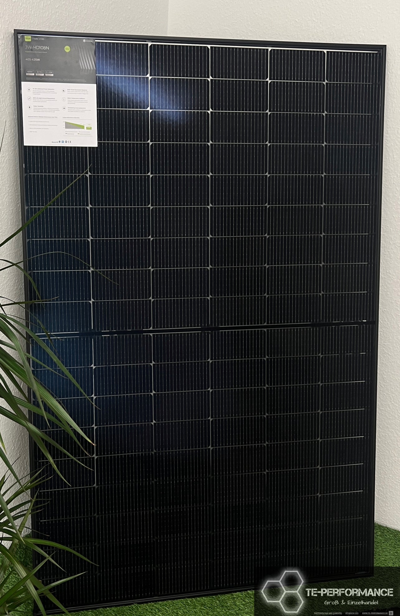 Solarmodul Jolywood JWHD108N420W Bifazial Glas/Glas, Full black TEPerformance Solarmodul Jolywood JWHD108N420W Bifazial Glas/Glas, Full black TEPerformance